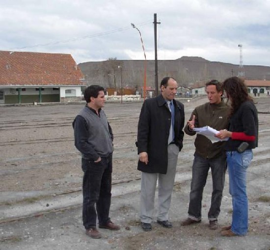 Los miembros de la OTTA inspeccionaron los trabajos en Jacobacci.