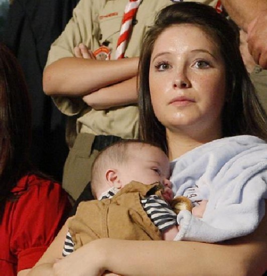 Bristol Palin tiene cinco meses de embarazo.