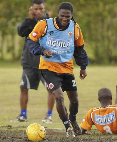 Hugo Rodallega, titular junto a Falcao.