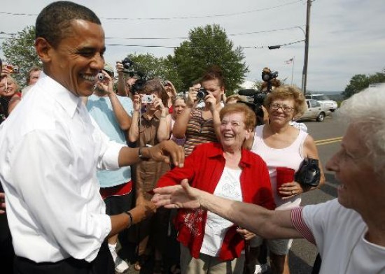 Obama trat de aprovechar el indicador del desempleo difundido ayer.