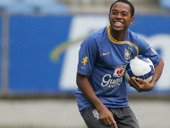 Robinho fue el mejor jugador brasileo en Chile.