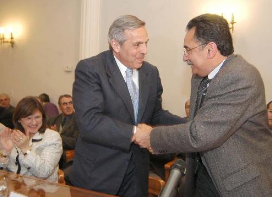 El gobernador Sapag y el presidente del INTA, Carlos Paz, suscribieron ayer el acuerdo .