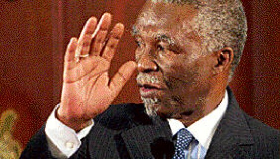 El presidente Mbeki acept el pedido de su partido y dejar su cargo.
