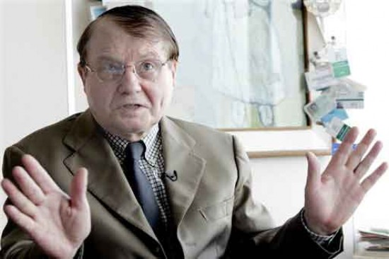 Barr-Sinoussi y Luc Montagnier (foto) descubrieron el virus de inmunodeficiencia humana (VIH) que causa el sida. FOTO: AP