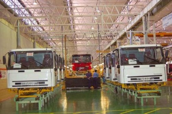 Brasil es el principal destino de la produccin de camiones de la empresa. 