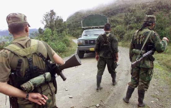 Los rebeldes atacaron una columna de militares que realizaban operativos en la zona para combatir el narcotrfico. 