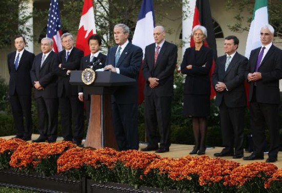 Bush no anunció medidas concretas, sólo reiteró el pedido de cooperación entre todos los países. 