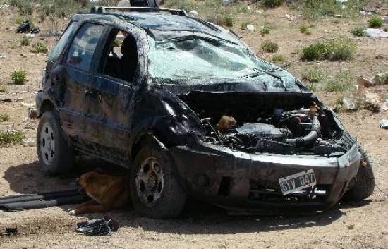 La Ford Eco Sport qued destruida. 