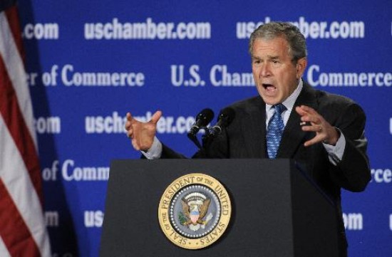 Bush admitió que hay que darle un nuevo marco legal al sector financiero. 