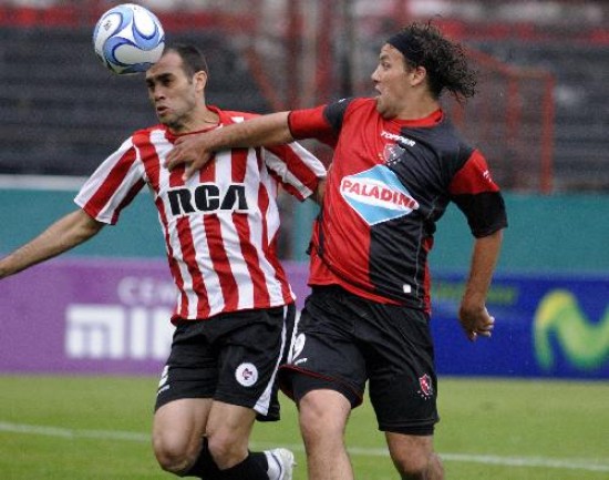 Desbato y Fabbiani, amigos de la red en la tarde de Rosario. 