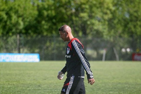 El "Cholo" apuesta a seguir trabajando para sacar a River del último lugar en el Apertura y para continuar en la Copa Sudamericana. 