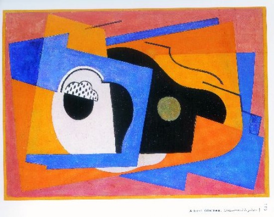 "Composition a la guitare", de Albert Gleizes es una de las obras que se podrán apreciar desde hoy en el MNBA. La ninfa recostada de Curatela Manes forma parte del patrimonio del museo neuquino. 