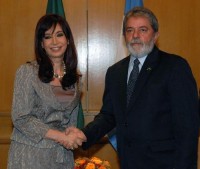 Lula fue el único presidente participante que aceptó reunirse con la mandataria argentina. 