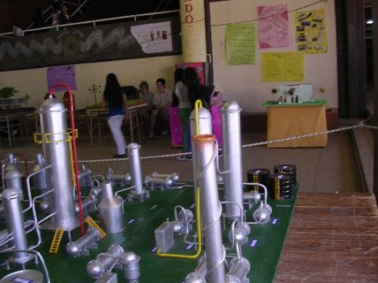 Los alumnos expusieron sus trabajos y jugaron al ajedrez. 