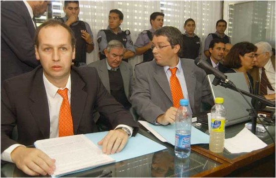 Foto: Audiencia. Los alegatos de los abogados defensores. (Gabriel Oyarzo/AN).