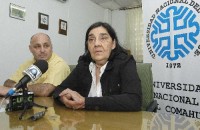 La vicerrectora de la UNC llam a conferencia de prensa para anunciar lo que hoy propondr a los asamblestas. 