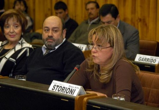 Cristina Storioni fue diputada en la era sobischista. 