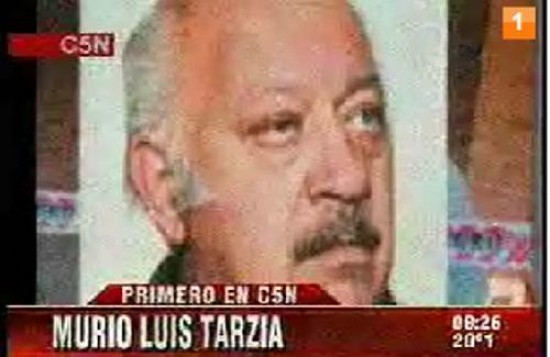 Luis Tarzia tena 62 aos y se encontraba detenido desde el allanamiento en la casa quinta de Ingeniero Maschwitz. 