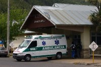 Tras la reanimacin, la chiquita fue llevada al hospital "Ramn Carrillo". 
