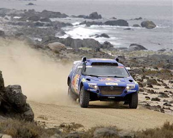 Foto: Carlos Sainz de España llegó primero en la etapa entre La Serena y Copiapo, Chile.