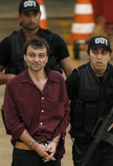El ex activista italiano de extrema izquierda, en Brasil. 