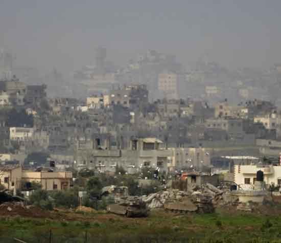 Tanques israeles en Gaza. (FOTO AP)