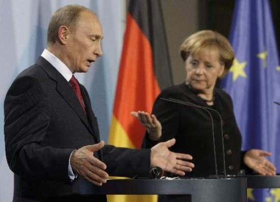 Putin y Merkel analizaron la crtica situacin energtica europea. 