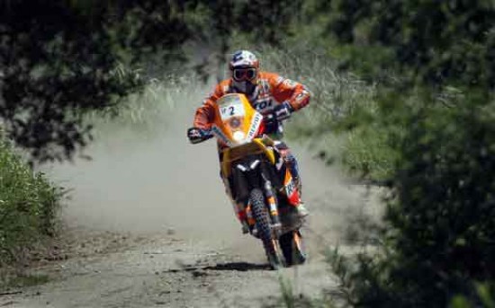 El espaol Marc Coma gan el Dakar en motos. (foto AO)