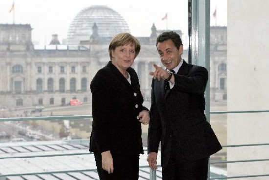 La canciller Angela Merkel y el presidente Nicolas Sarkozy se reunirn hoy junto a otros representantes de la UE. 