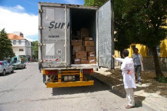 El camin transportaba carne con una temperatura cercana a los 15 grados, cuando lo mximo es de 4 grados. 