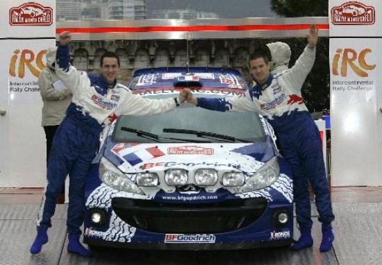 Julien Ingrassia y Sbastien, con el 207 ganador. 