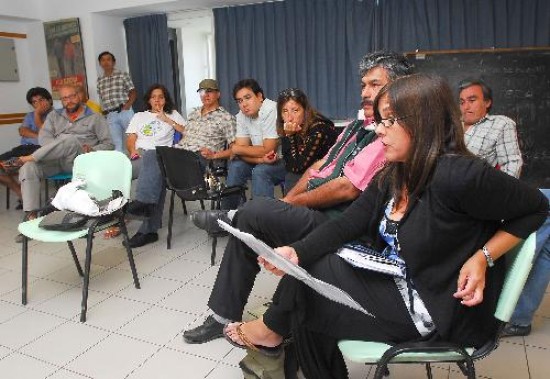 El plenario de los trabajadores de Salud se realiz ayer en Neuqun capital. 