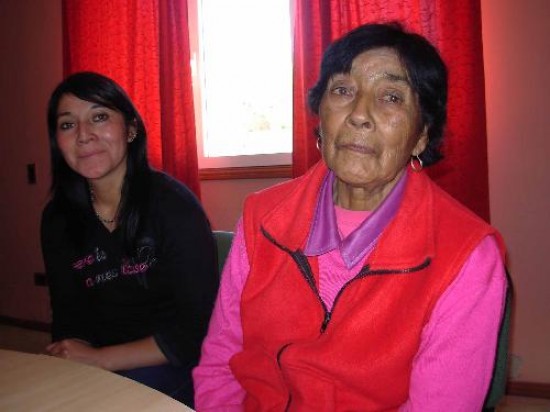Teresa Prafil, de 86 aos, es la nueva lonco de la comunidad. El 
