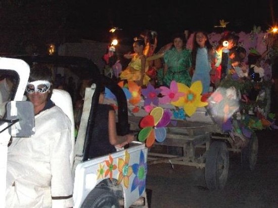 Una verdadera fiesta y un colorido especial se vivieron en el carnaval de Sierra Grande. 