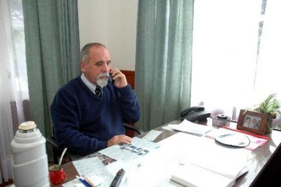 El intendente Campos se encuentra en Buenos Aires gestionando fondos para obras en la ciudad. 