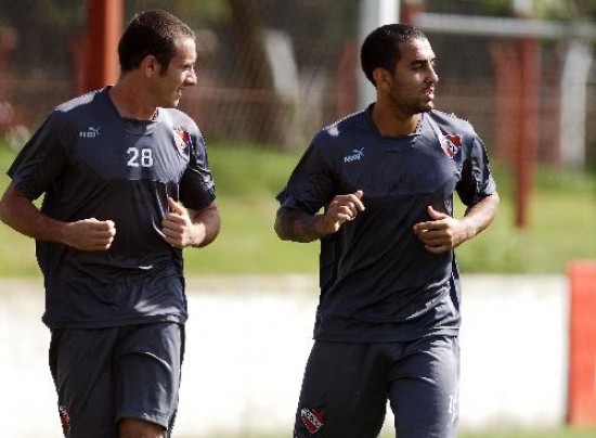 Mancuello y Montenegro, en el da despus de la victoria de Independiente en el clsico ante Boca. 