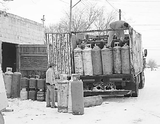 Actualmente los pobladores de la zona utilizan el servicio de gas envasado. 
