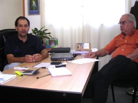 Marcelo Volonté y Ricardo Celli, integrantes de la cámara de las empresas de servicios petroleros 