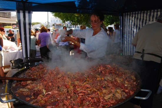 Una agradable temperatura acompa a los comensales. 