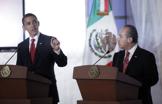 El presidente de EE.UU. visit a su principal socio en Latinoamrica antes de ir a la Cumbre de Trinidad y Tobago. 