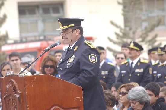 El jefe de la Polica, comisario Juan Carlos Lepn, hizo un repaso de las actividades desplegadas durante el ao. 