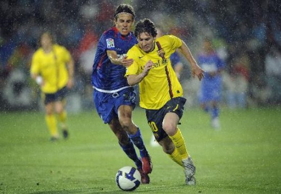 Con gol de Messi, el Barcelona super a Getafe 1-0. 