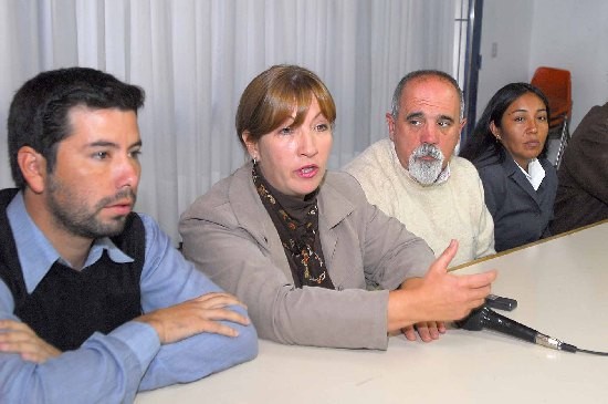 Poblete, Gmez, Campos y Cheuquel, los referentes de la Lista Verde. 