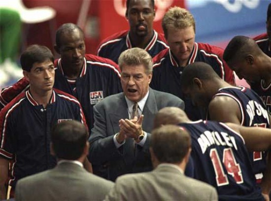 Chuck Daly, entrenador del mtico 'Dream Team' de Estados Unidos campen olmpico en Barcelona-1992. (Foto de archivo AP)