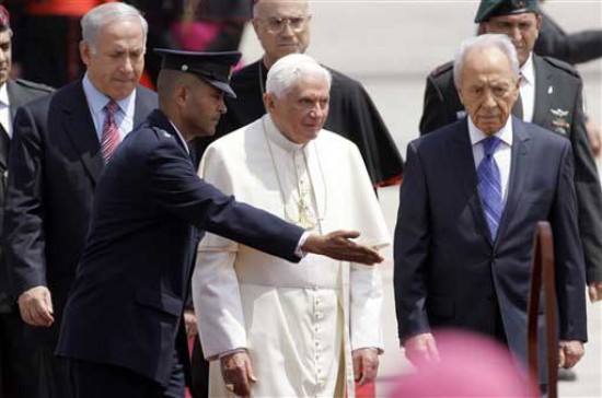 El Papa llegó hoy a Israel. (Foto AP)