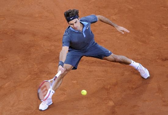 Federer luci muy bien en la capital espaola. 