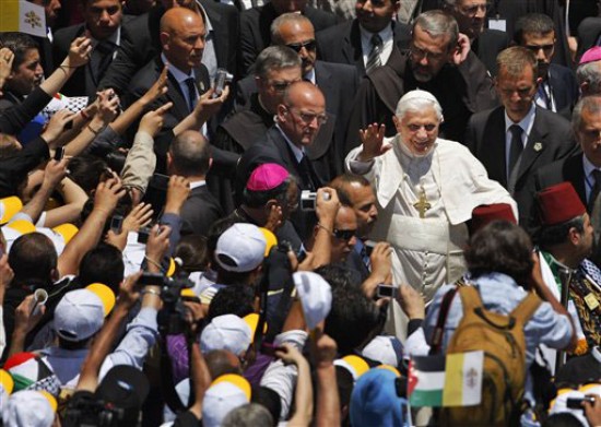 El papa pidió que se levante el embargo a la Franja de Gaza. (foto AP)
