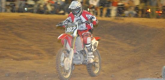 Santiago Montero estar en el circuito de Laguna Carn. 