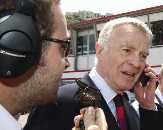 Max Mosley, el presidente de la FIA. 