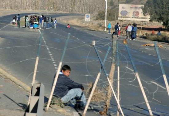 Siguen sin solucin los cortes en la Ruta 7. 